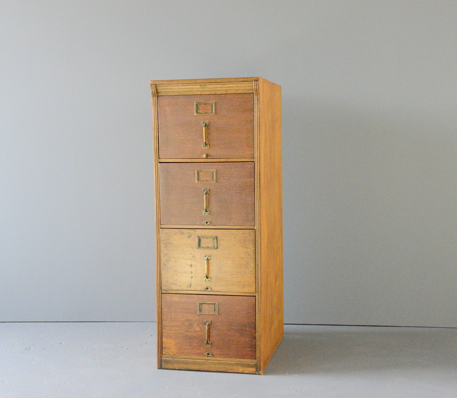 English Oak Filing Cabinet Circa 1920s – Otto's Antiques