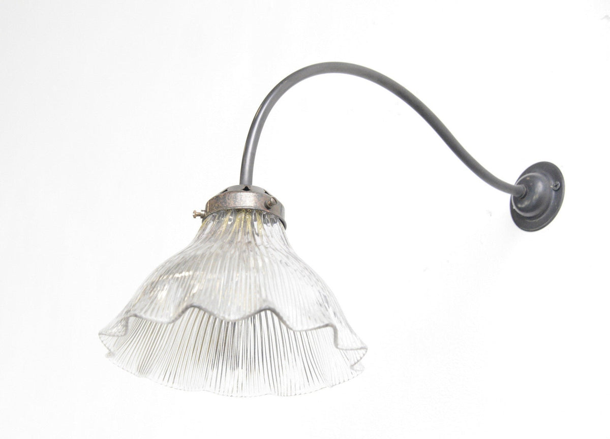 Wall Mounted Holophane Light Circa 1910 – Otto's Antiques