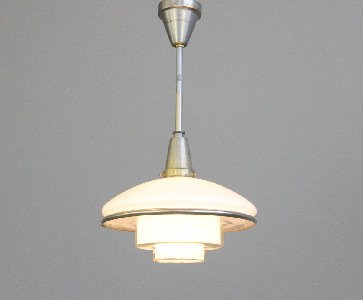 Sistrah Pendant Light By Otto Muller 1930s – Otto's Antiques